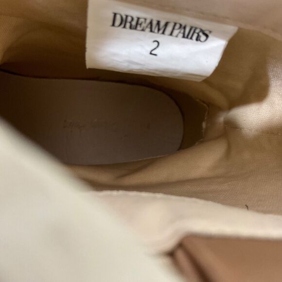 Dream Pairs  Girls Western Cowgirl Boy Boots size 2 metallic stars Fringe Ankle - Picture 8 of 8